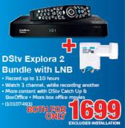 DStv Explora 2 Bundle With LNB Excludes Installation-For Both