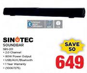 Sinotec sound bar price top