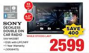 Sony Deckless Double Din Car Radio XAV-W630BT