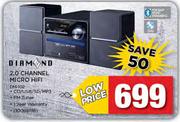 Diamond 2.0 Channel Micro HiFi DM-102