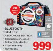 RA Bluetooth Speaker DA NOTORIOUS BEAT BOX
