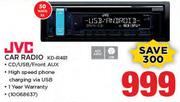 JVC Car Radio KD-R481