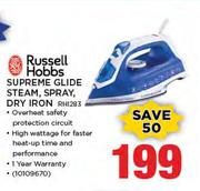 Russell Hobbs Supreme Glide Steam, Spray Dry Iron RHI283