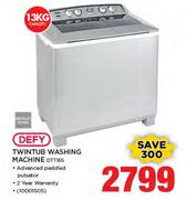 Defy 13Kg Twintub Washing Machine DTT165