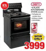 Defy 4 Plate Kitchenaire Stove DSS494
