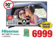 Hisense 50” Smart LED TV 50N3000
