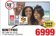 Sinotec 55” Smart LED TV 55NU86