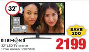 Diamond 32” LED TV 32HD VM
