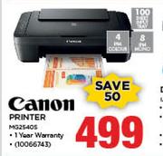 Canon Printer MG2540S