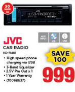JVC Car Radio KD-R481