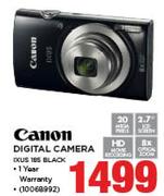 Canon Digital Camera IXUS 18S Black