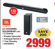JBL Harman 2.1 Channel Soundbar S150