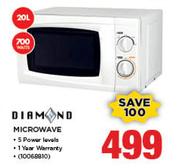 Diamond 20L Microwave 700 Watt