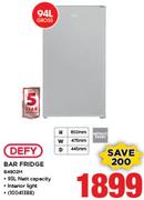 Defy 94Ltr Bar Fridge B4902M