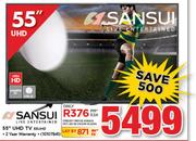 Sansui 55” UHD TV 55UHD