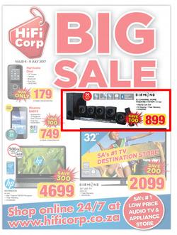 HiFi Corp : Big Sale (6 July - 9 July 2017), page 1