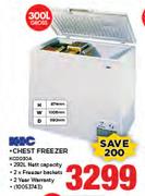 KIC 300Ltr Chest Freezer 