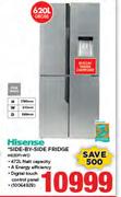 Hisense 620ltr Side By Side Fridge H620FI-WD