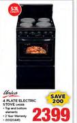 Univa 4 Plate Electric Stove 