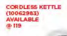 Sansui 1.7Ltr Cordless Kettle 