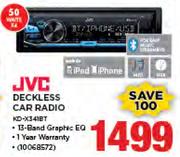 JVC Deckless Car Radio 