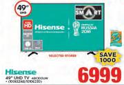 Hisense 49" UHD Smart TV 49K300UW