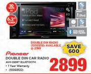 Pioneer Double Din Car Radio AVH-295BT BLUETOOTH