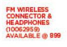 Philips FM Wireless Connector & Headphones