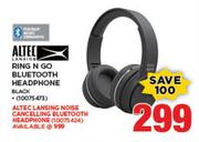 Altec Lansing Noise Cancelling Bluetooth Headphone