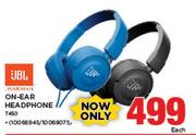 JBL On-Ear Headphone T450-Each