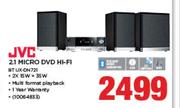 JVC 2.1 Micro DVD HiFi BT UX-DN721