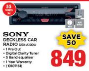 Sony Deckless Car Radio DSX-A100U