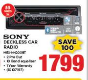 Sony Deckless Car Radio 