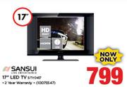 Sansui 17" HD Ready LED TV STY0417