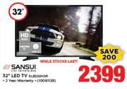 Sansui 32" HD Ready LED TV SLED32HDR