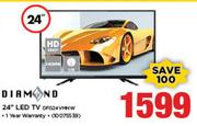 Diamond 24" HD Ready LED TV DFG24VMNW