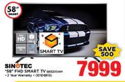 Sinotec 58" FHD Smart LED TV 58E200AM