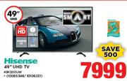 Hisense 49" UHD Smart LED TV 49K300UW