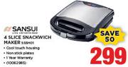 Sansui 4 Slice Snackwich Maker SSSM01