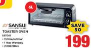Sansui 6Ltr Toaster Oven SST001