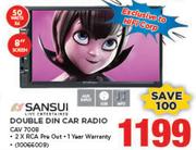 Sansui Double Din Car Radio 