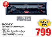 Sony Deckless Car Radio