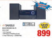 Sansui DVD Micro HiFi SMD-210BT