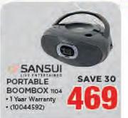 Sansui Potable Boombox 1104
