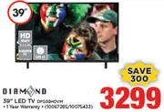 Diamond 39" HD Ready LED TV DFG39HDVM