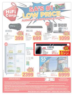 HiFi Corp : SA's #1 Low Price (31 Aug - 3 Sep 2017), page 8