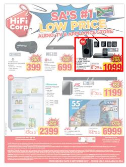 HiFi Corp : SA's #1 Low Price (31 Aug - 3 Sep 2017), page 8