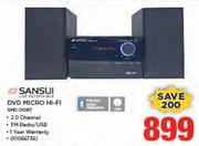 Sansui DVD Micro Hi-Fi-SMD-210BT