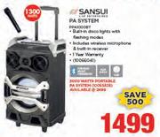 Sansui 1300W PA System-PPA1000BT