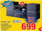 Diamond 30W 2.0 Channel Micro Hi-Fi-DM-102
